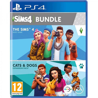 Die Sims 4 + Die Sims Hunde und Katzen Bundle PS4 Spiel Neu Deutsch