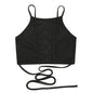 Women's summer top, women's summer bandage t-shirt