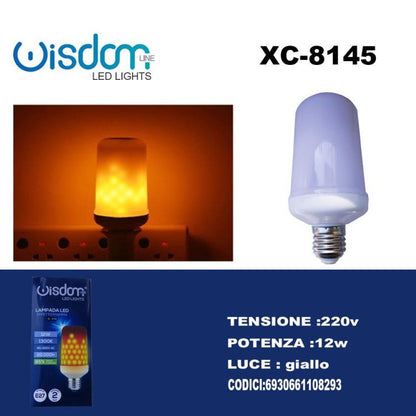 LED-Flammenlampe E27 Flackerlicht Feuer Flammeneffekt