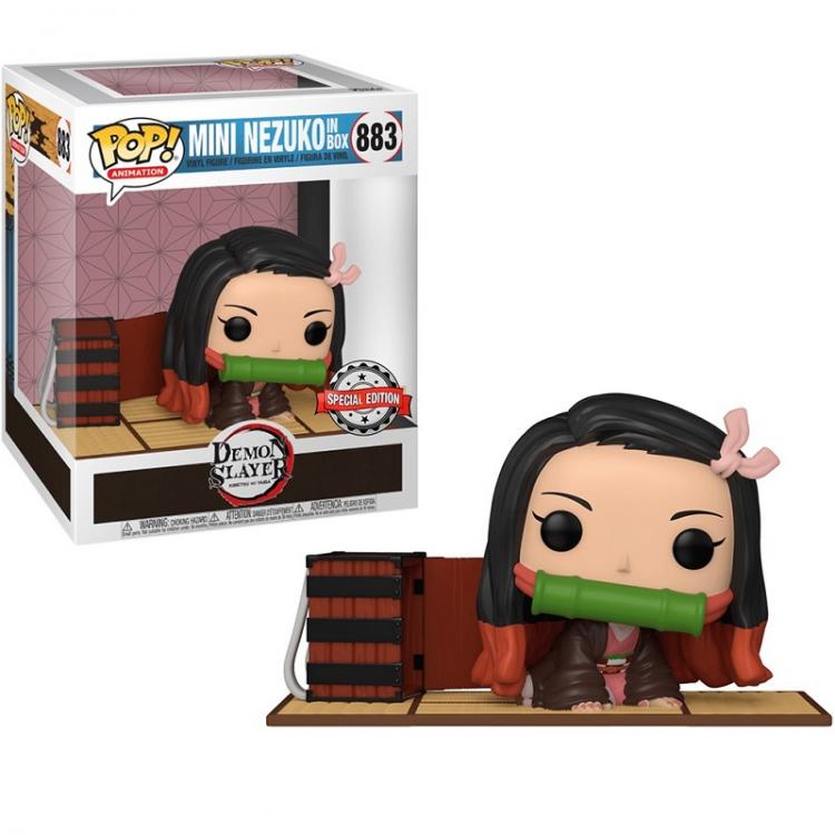 Funko Pop Demon Slayer 883 Mini Nezuko in Box Special Edition 9 cm Kamado Figur