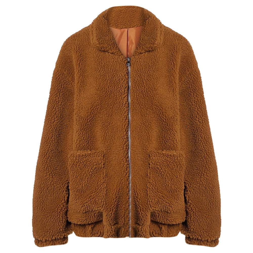 Giubbotto soft donna in cotone e lana