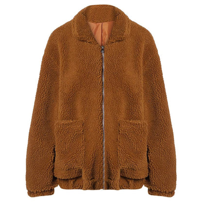 Giubbotto soft donna in cotone e lana