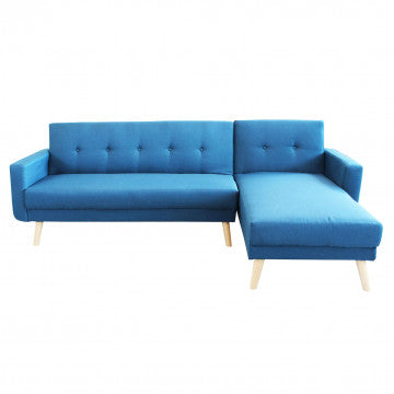 Modernes Schlafsofa mit Metall- und Holzgestell