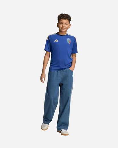 Adidas Maglia Italia 26 Home Fan FIGC JY7589 Azzurra Junior