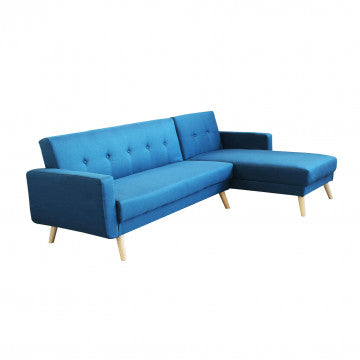 Modernes Schlafsofa mit Metall- und Holzgestell
