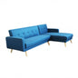 Modern Sofa Bed with Metal and Wood Frame