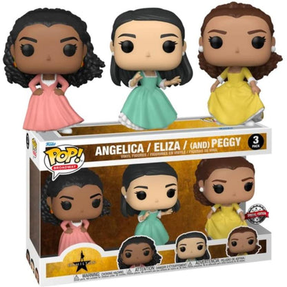 Funko Pop! Broadway: Hamilton (3er-Pack) Angelica / Eliza / (Und) Peggy - Special Edition
