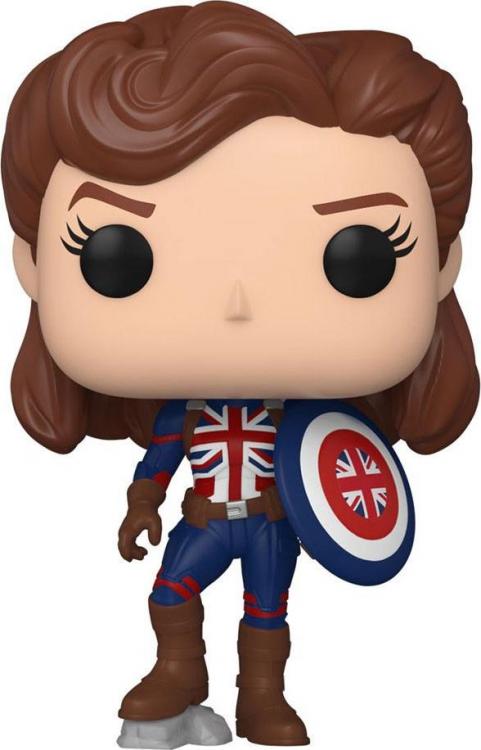 Funko Pop! Marvel Studios What If...? - Captain Carter (870) Vinylfigur 10 cm