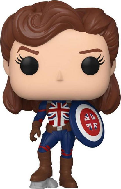 Funko Pop! Marvel Studios What If...? - Captain Carter (870) Vinylfigur 10 cm