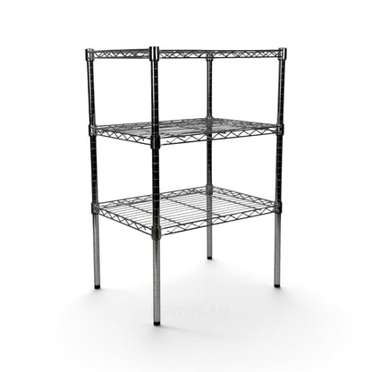 Scaffale Metallika H 102cm  – 3 Ripiani 60×35 cm