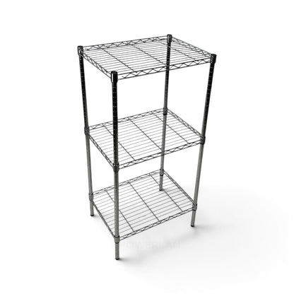 Scaffale Metallika H 122cm  – 3 Ripiani 60×45 cm