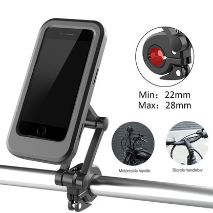 Wasserdichte, verstellbare Smartphone-Halterung für Fahrrad/Motorrad bis 6,7 Zoll