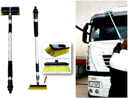 Spazzola Spazzolone Lavaggio Pulizia Auto Camion Camper Tir Idrospazzola 180 cm