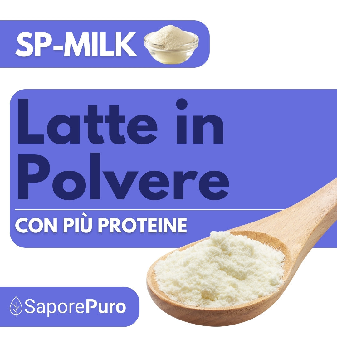 Latte intero Polvere con più Proteine - sostituto del Latte in Polvere per Gelati, Pasticceria e altri uso - SP MILK