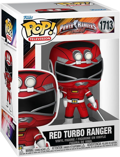 Funko Pop! TV - Power Rangers (1713) Red Turbo Ranger Figur 9cm