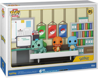 Funko Pop! Moments Deluxe Pokémon – (01) Bulbasaur Charmander Squirtle Figur
