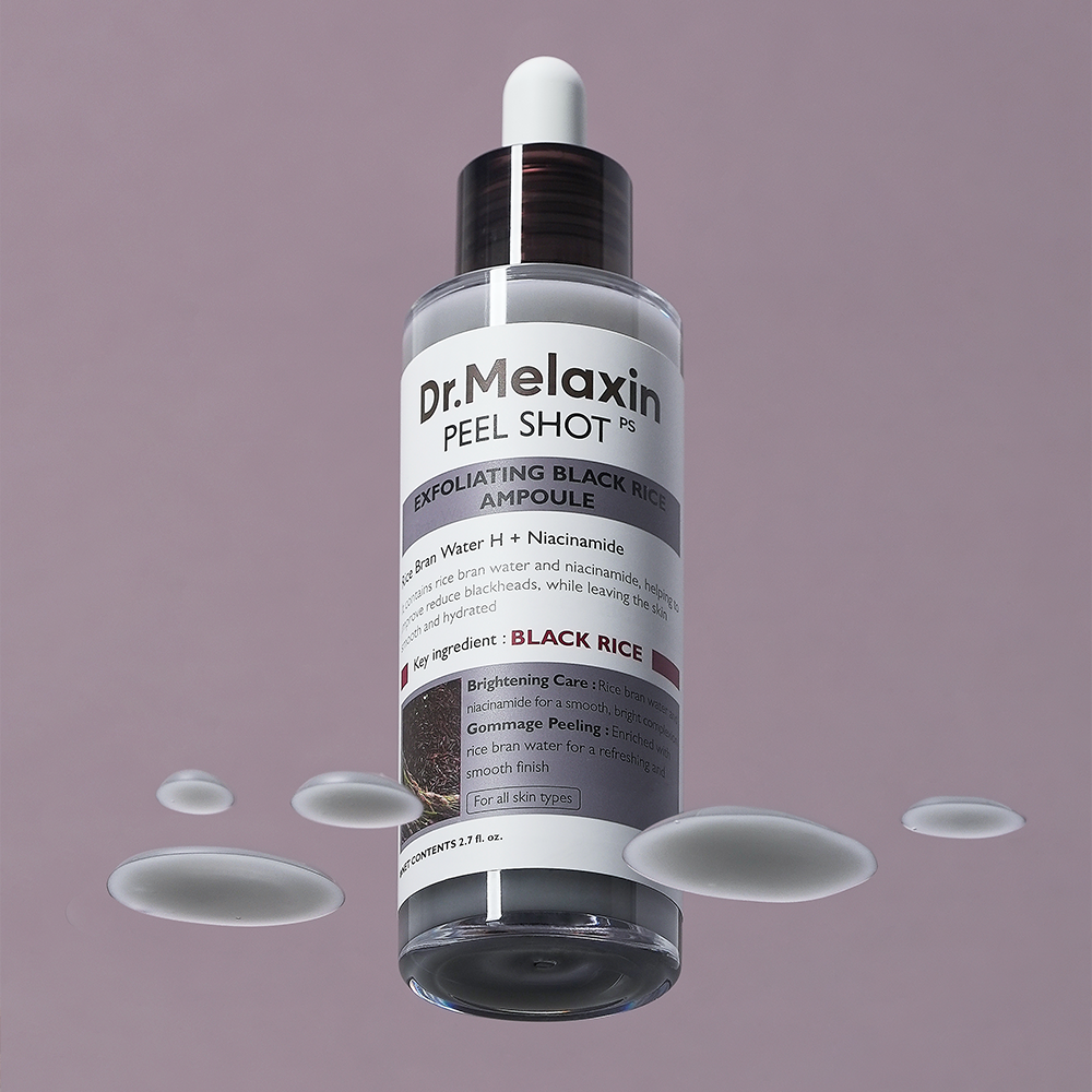 DR.MELAXIN PEEL SHOT EXFOLIATING BLACK RICE AMPOULE