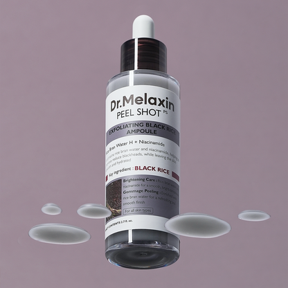 DR.MELAXIN PEEL SHOT EXFOLIATING BLACK RICE AMPOULE