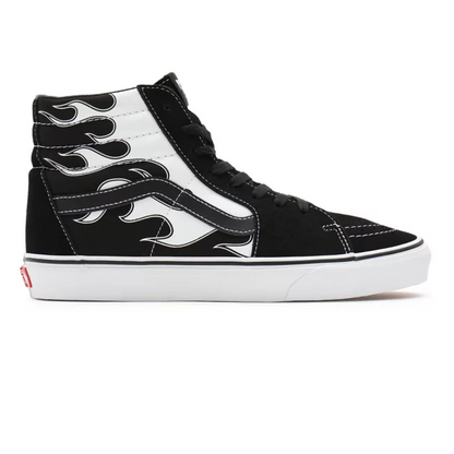 Vans Sk8-Hi Flame Lifestyle Sneakers Uomo Nero Bianco - VN0A32QGK681