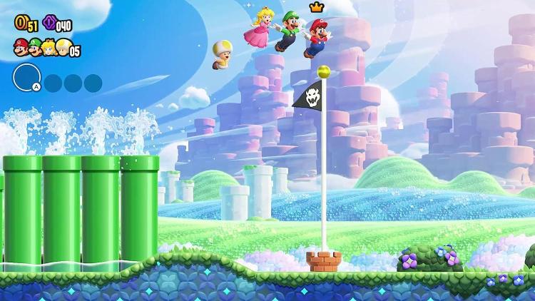 Super Mario Bros Wonder Nintendo Switch Spiel Italienisch Neu Versiegelt Pal