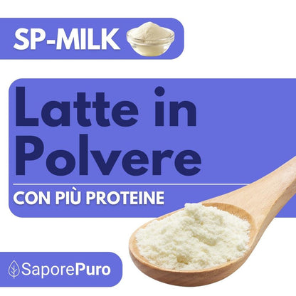 Latte in Polvere con più Proteine Magro o Intero - sostituto del Latte in Polvere per Gelati, Pasticceria e altri uso - SP MILK