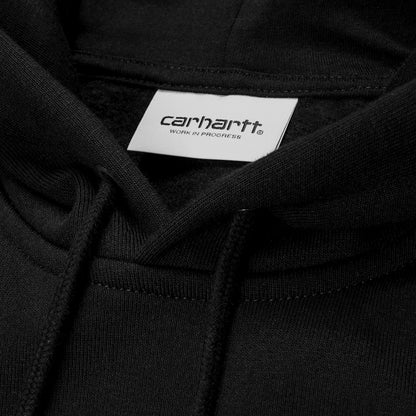 Carhartt Felpa con cappuccio da uomo 1026384 00F nero-oro