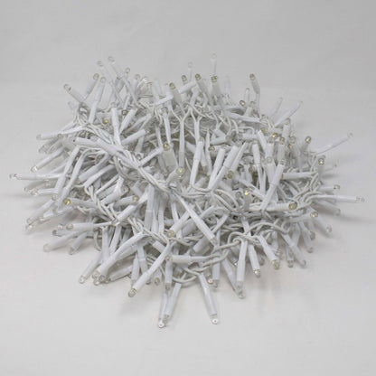 Ghirlanda 6m con flash | cavo bianco | festone di luci con 360 led (36 flash)