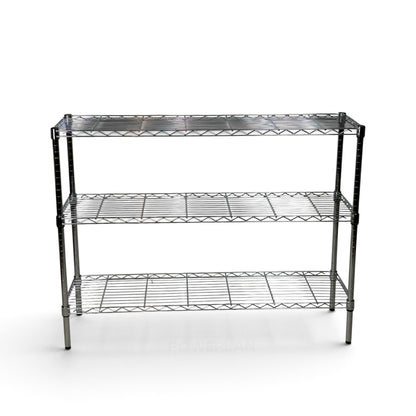 Scaffale Metallika H 92cm  – 3 Ripiani 122×35 cm