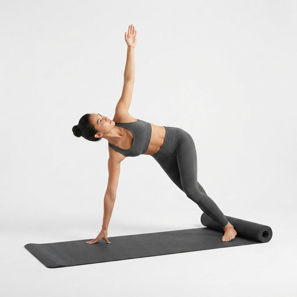 Energetics tappetino yoga  MT TPE dimensioni 183cm x 61cm x 6mm 437850 050 nero