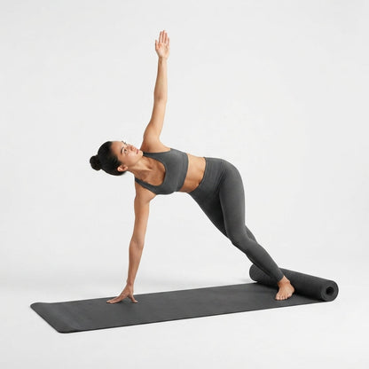 Energetics tappetino yoga  MT TPE dimensioni 183cm x 61cm x 6mm 437850 050 nero