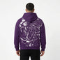 Dolly Noire felpa con cappuccio da uomo Satanicat SW1260-GQ-03 viola