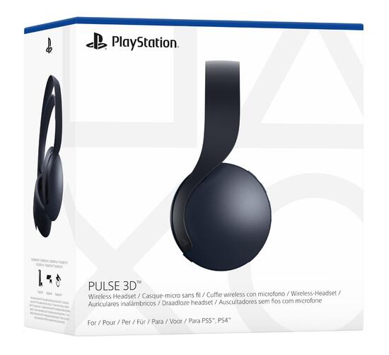 Sony PS5 Wireless-Kopfhörer Pulse 3D mit Mikrofon IT Playstation 5 Headset Schwarz