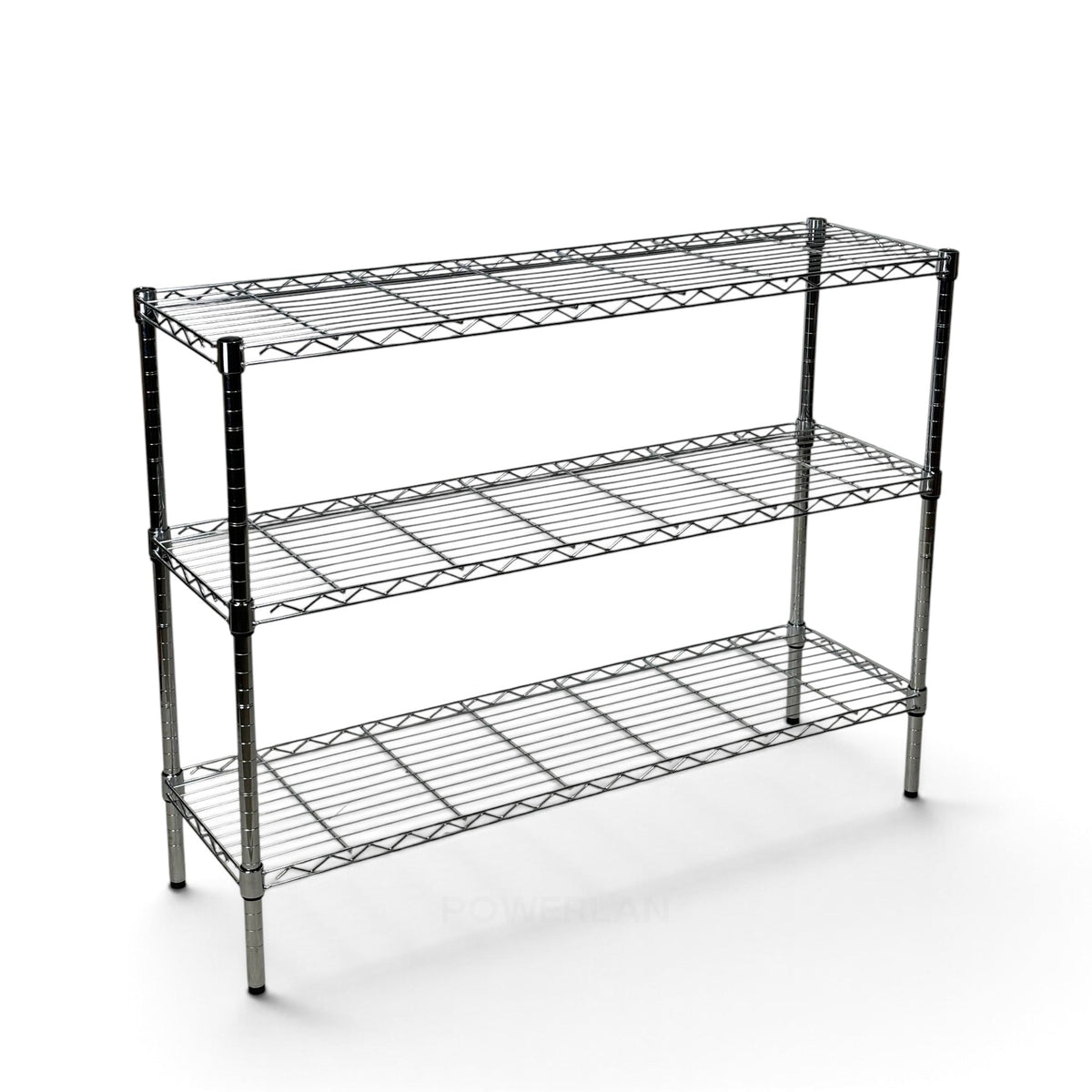 Scaffale Metallika H 92cm  – 3 Ripiani 122×35 cm