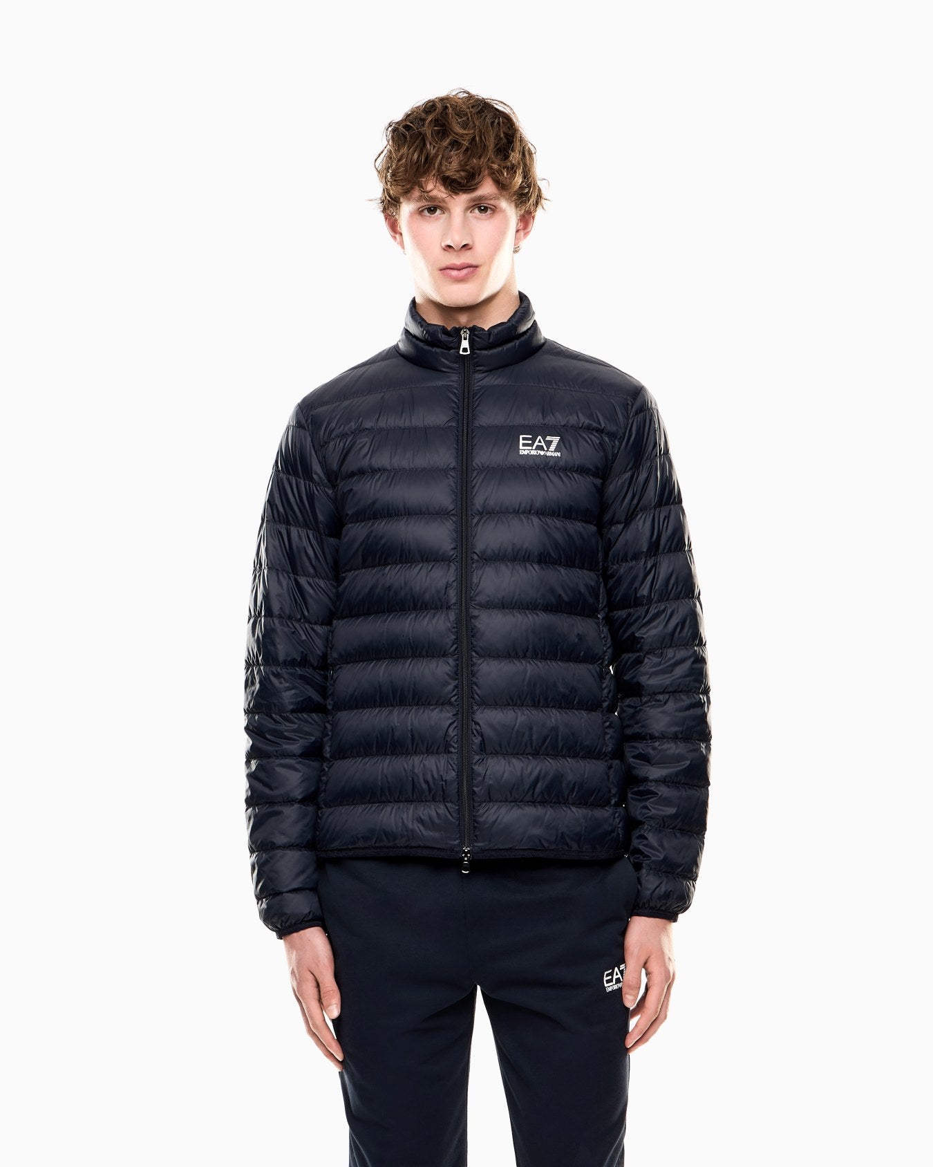 EA7 Emporio Armani Piumino Packable Uomo 8NPB23 PNGPZ Blu Train Core PE26