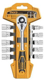 Ingco 12-piece 1/4 inch ratchet set