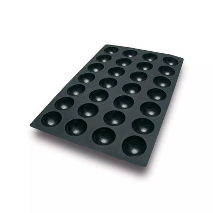 SQ003 - STAMPO IN SILICONE 28 SEMI-SFERE 70 MM H 35 MM
