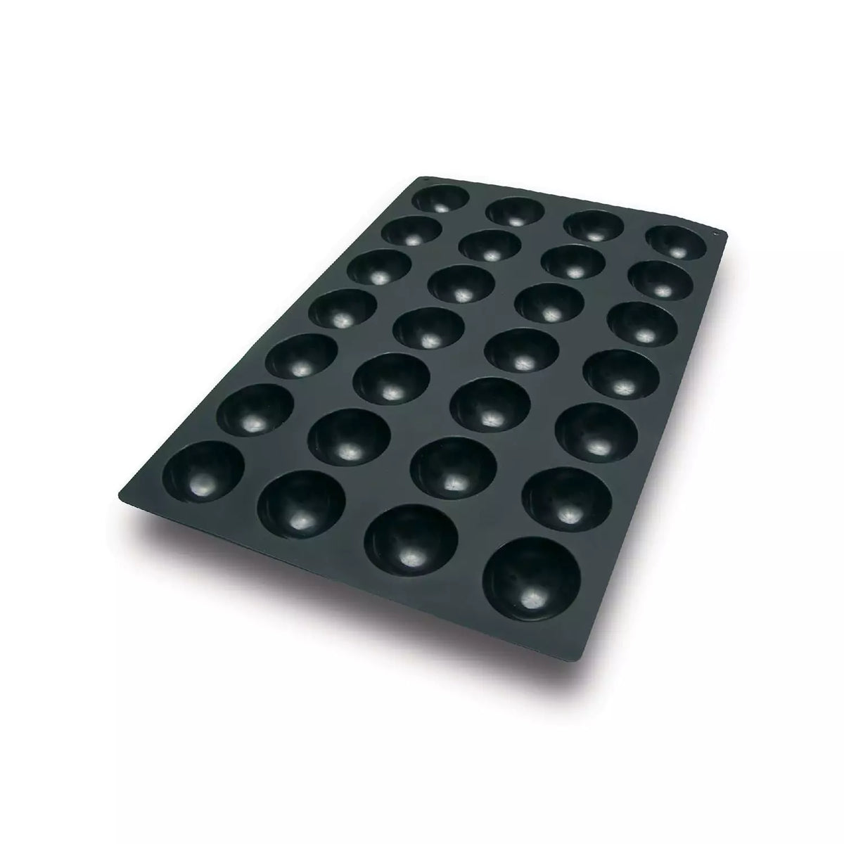 SQ003 - STAMPO IN SILICONE 28 SEMI-SFERE 70 MM H 35 MM