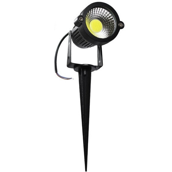 LED Strahler 5W für Außenbereich mit Erdspieß Garten Wandhalterung Scheinwerfer 4000K