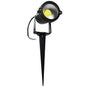5W Outdoor LED Spotlight with Garden Spike and Wall Bracket, 4000K