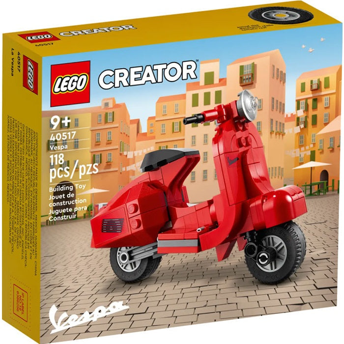 Lego - Creator - Set 40517 (Vespa) Mini Ciclomotore Figure Costruzioni 118 pz 9+