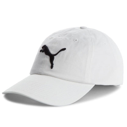 Puma cappellino con visiera curva unisex Ess Cap 052919 02 bianco