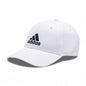 Adidas Cappellino Baseball unisex a 6 pannello con logo ricamato FK0896 white