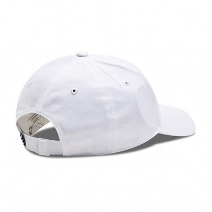 Adidas Cappellino Baseball unisex a 6 pannello con logo ricamato FK0896 white