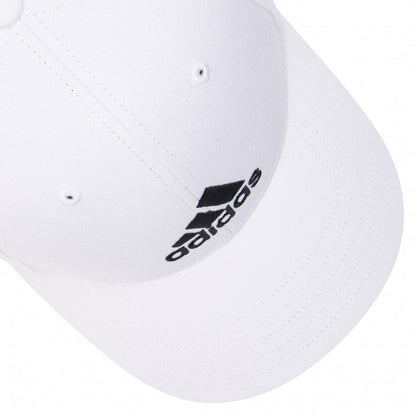 Adidas Cappellino Baseball unisex a 6 pannello con logo ricamato FK0896 white