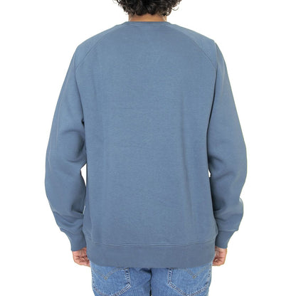Carhartt felpa girocollo da uomo 1026383 0XW blu cielo oro
