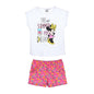 Pigiama bambina Disney Minnie completo t-shirt e pantaloncino estivo cotone 4070
