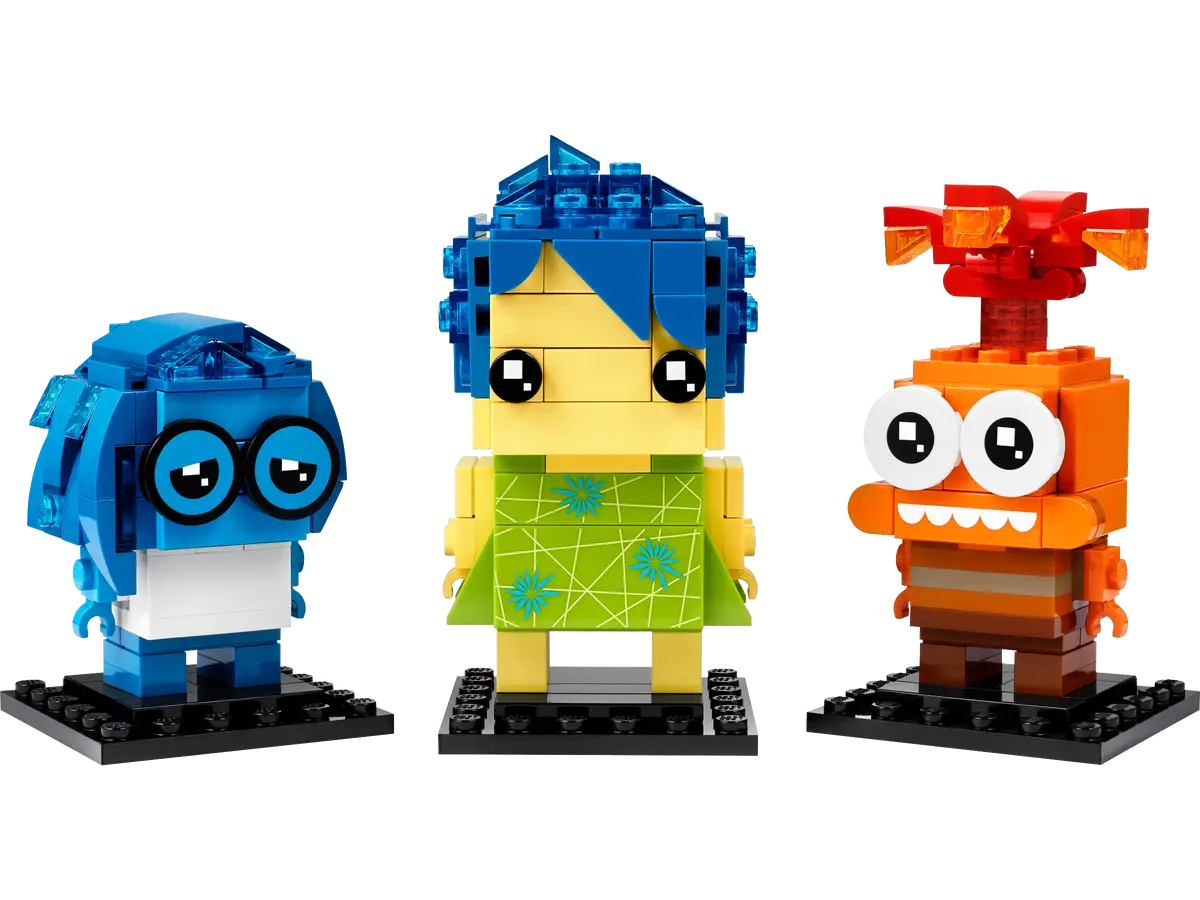 Lego - Brickheadz 40749 Disney - Inside Out 2 (Gioia, Tristezza e Ansia)