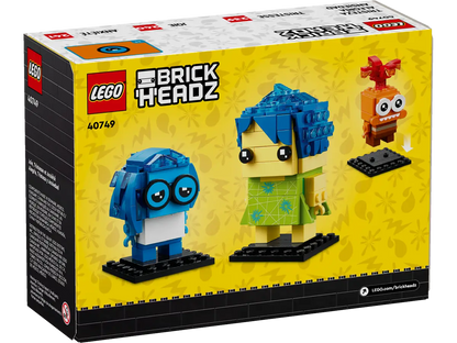 Lego - Brickheadz 40749 Disney - Inside Out 2 (Gioia, Tristezza e Ansia)