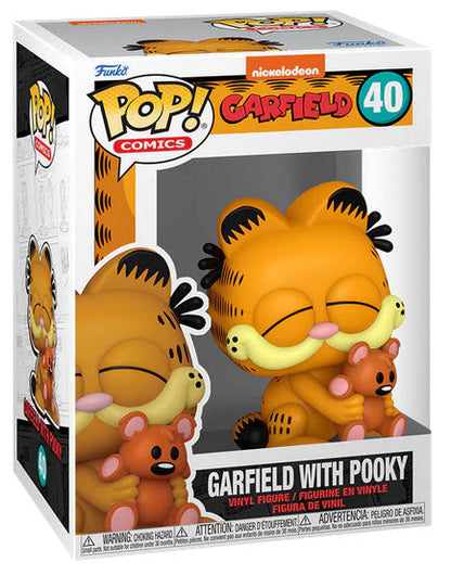 Funko Pop! Comics Garfield – (40) Garfield mit Pooky Vinyl Figur 9cm Sammlung
