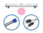 LED Strip Neon Lamp for Aquarium Waterproof Submersible PINK Light 40CM